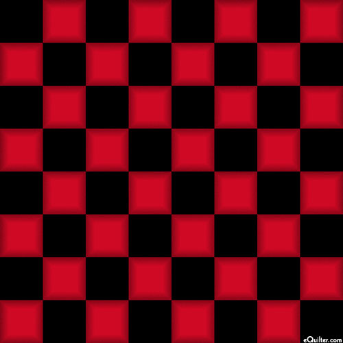 This & That VI - Checkered Squares - Scarlet - DIGITAL