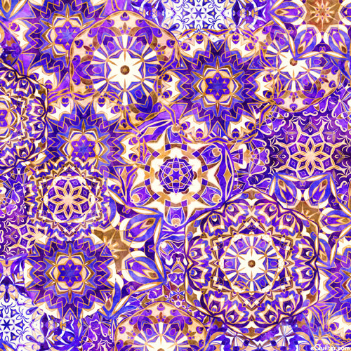 Periwinkle - Mesmerizing - Violet Purple - DIGITAL PRINT