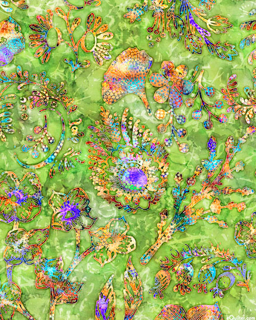 Sylvan Spirit - Shimmering Garden - Sprout Green - DIGITAL