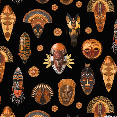 Tribal - Traditional Masks - Onyx - DIGITAL
