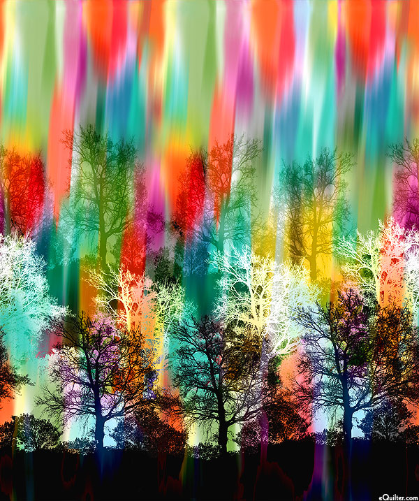 Tree Dance - Forest Iridescence - Multi - DIGITAL