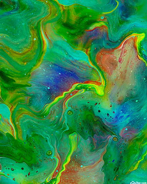 Luminous - Melted Waves - Forest Floor - DIGITAL PRINT