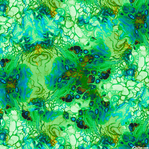 Luminous - Poured Art - Moss Life - DIGITAL