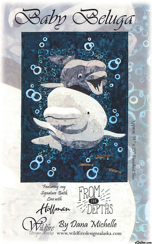 Baby Beluga - Applique Pattern by Dana Michelle