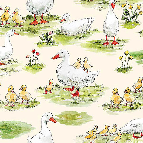 Cottontail Farm - Geese Family - Buttercreme Beige