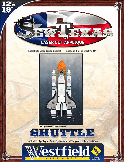 Sew Texas - Shuttle Applique Kit & Pattern