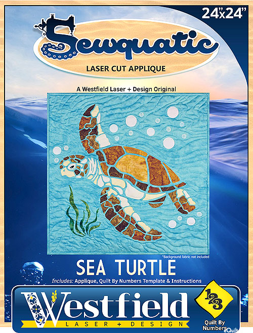 Sewquatic - Sea Turtle Applique Kit & Pattern