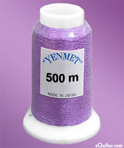 Yenmet Metallic Machine Thread - 546 yd - Lavender