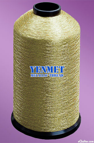 Yenmet Metallic Machine Thread - 5468 yd - Celtic Gold
