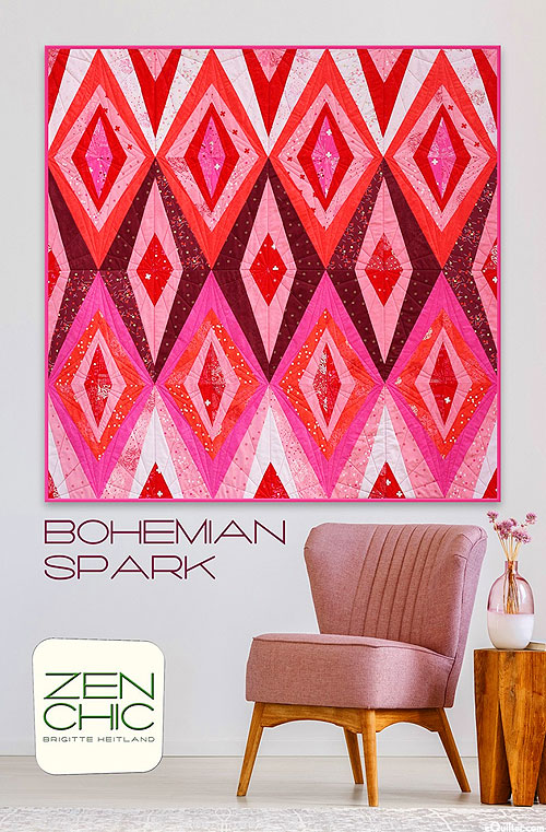 Bohemian Spark - Quilt Pattern by Brigitte Heitland for Zen Chic