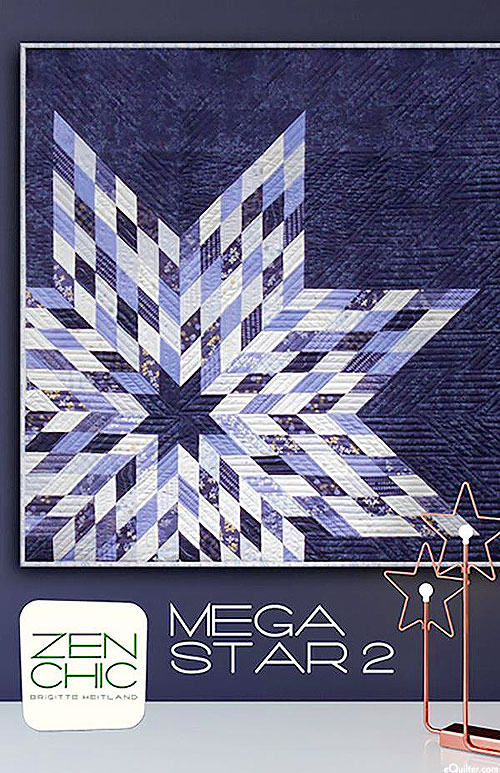 Mega Star 2 - Quilt Pattern by Brigitte Heitland for Zen Chick