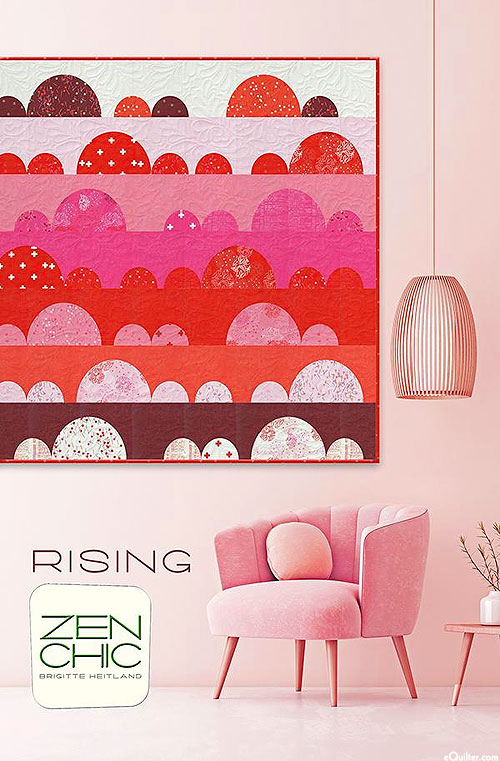 Rising -Applique Quilt Pattern by Brigitte Heitland for Zen Chic