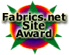 Fabrics.net Customer Service award